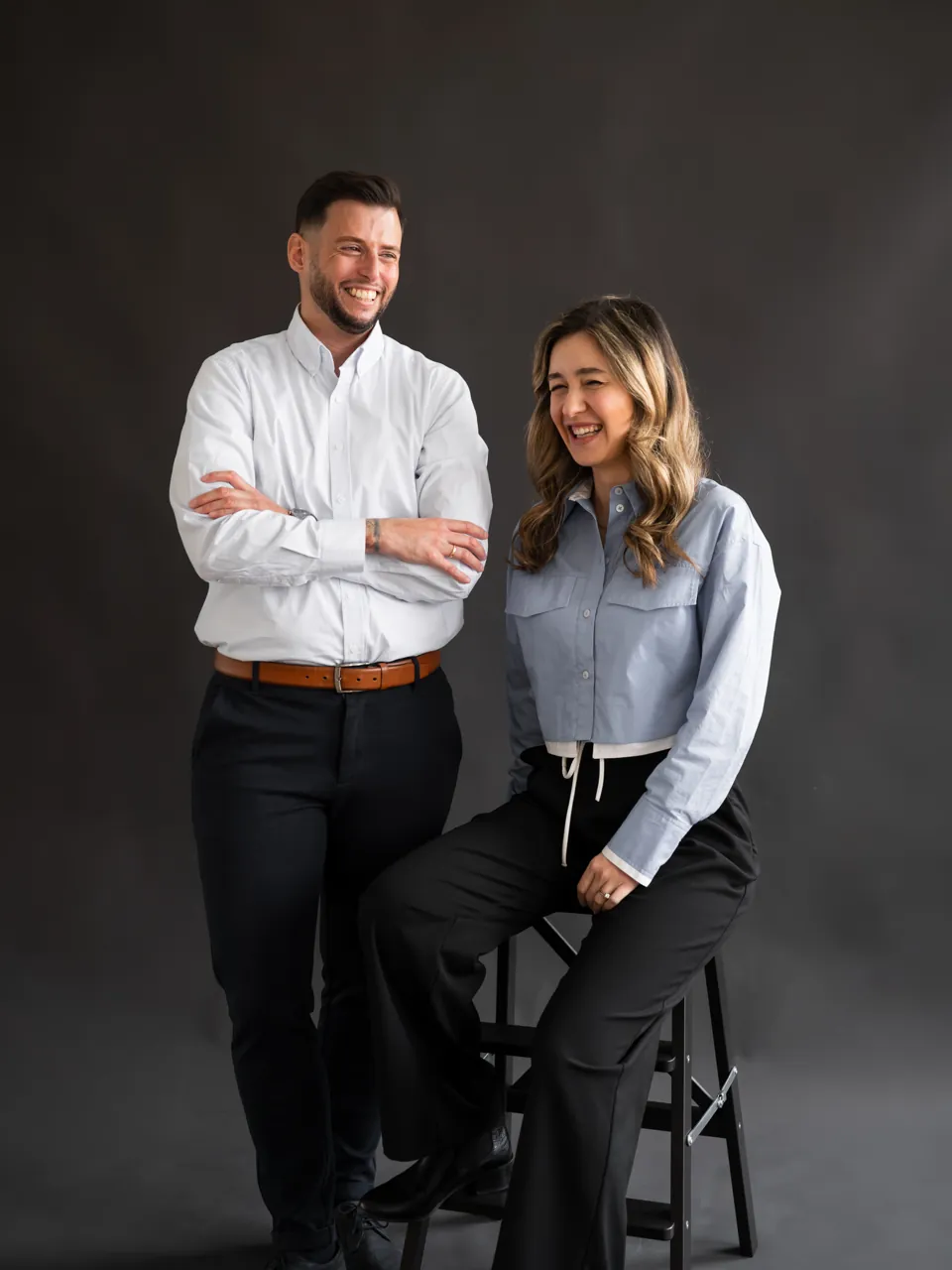 Sevval Sbeih und Amir Dylan Söll, Geschäftsführer von Amival HR Solutions
