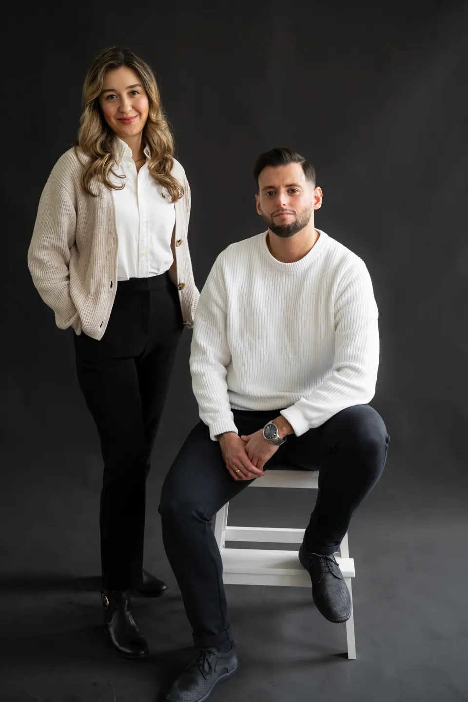 Sevval Sbeih und Amir Dylan Söll, Geschäftsführer von Amival HR Solutions